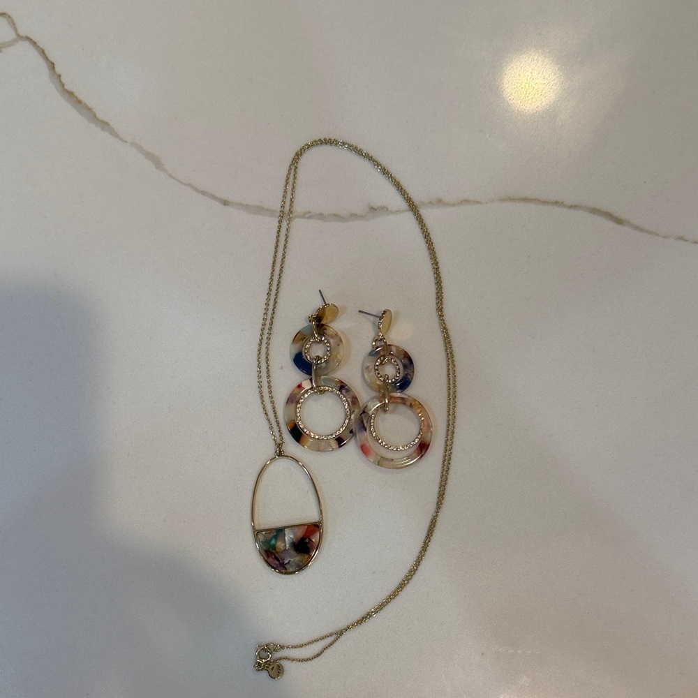 LOFT Multicolor Hoop Earrings